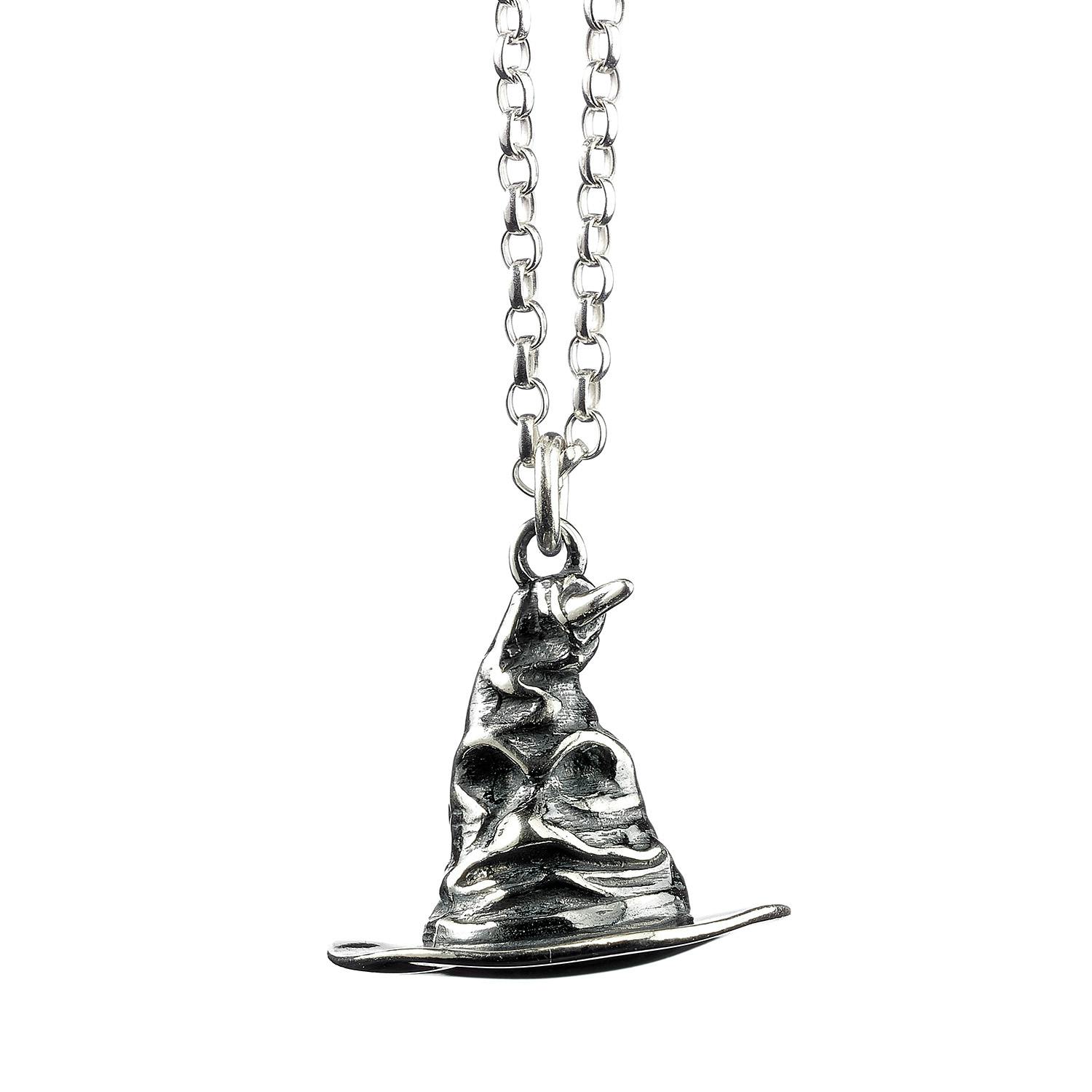 The Carat Shop Silver Harry Potter Sterling Sorting Hat Necklace