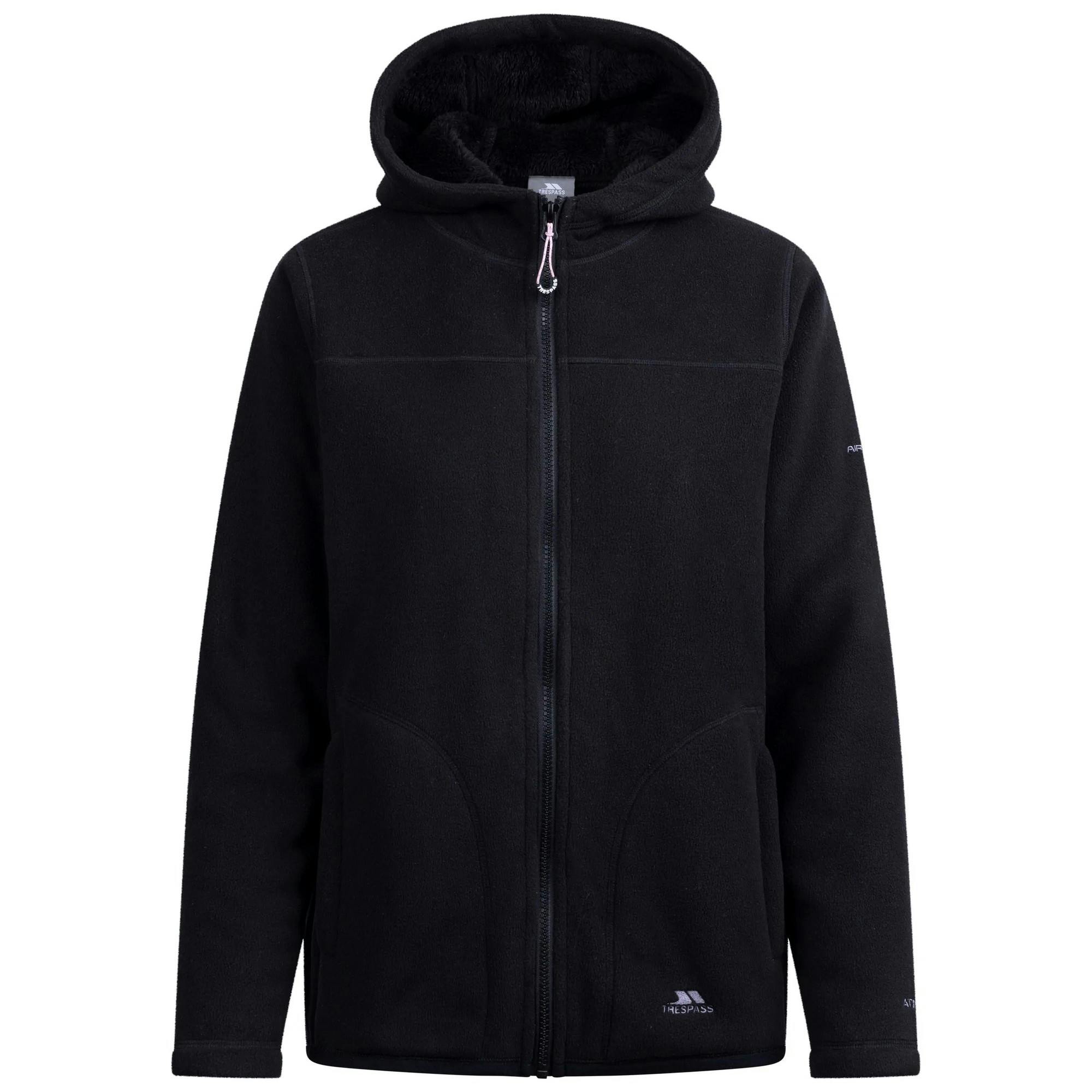 Trespass Women's Black / Backstay Fleece Jacket - Xxl - 100% Polyester