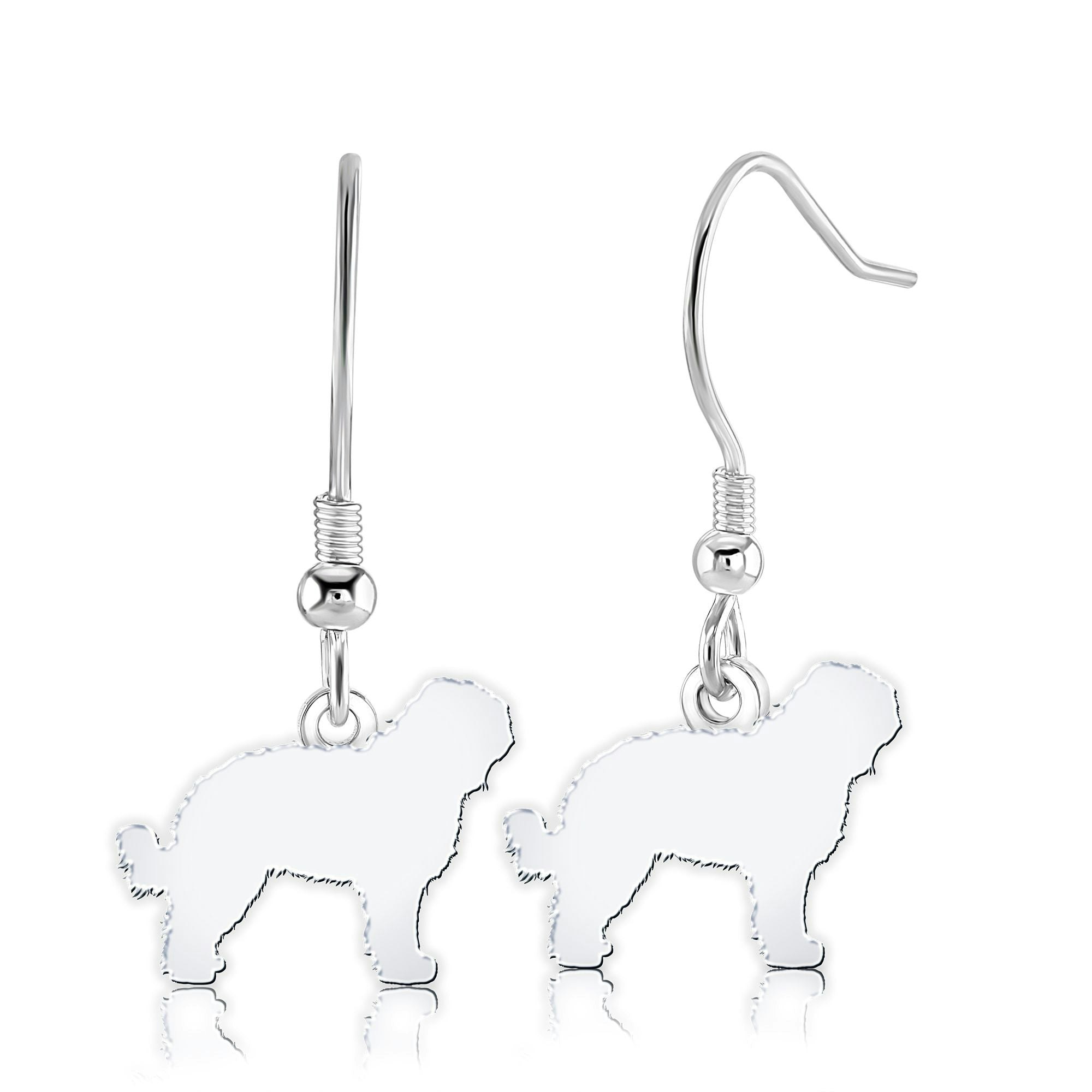 Mylee London Silver Barbet Silhouette Earrings - Yes - Hook
