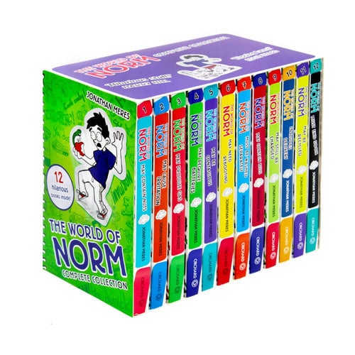Orchard Books The World Of Norm Collection 12 Books Box Set By Jonathan Meres