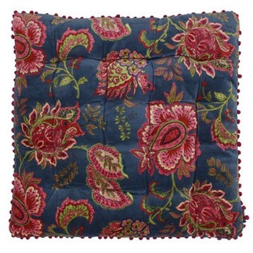 Riva Home Blue Malisa Square Cushion Cover - Smoke - 50 X 50Cm - Smoke - 100% Cotton