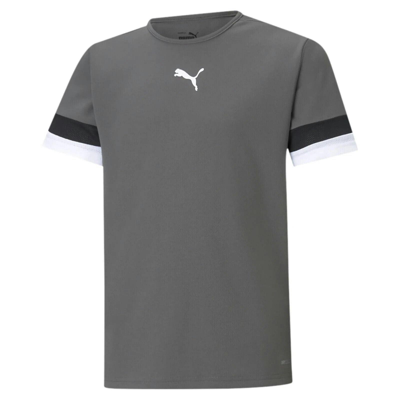 Puma Boys Grey / Girls Teamrise T Shirt Football Jersey 704938 - 128 7-8 Years