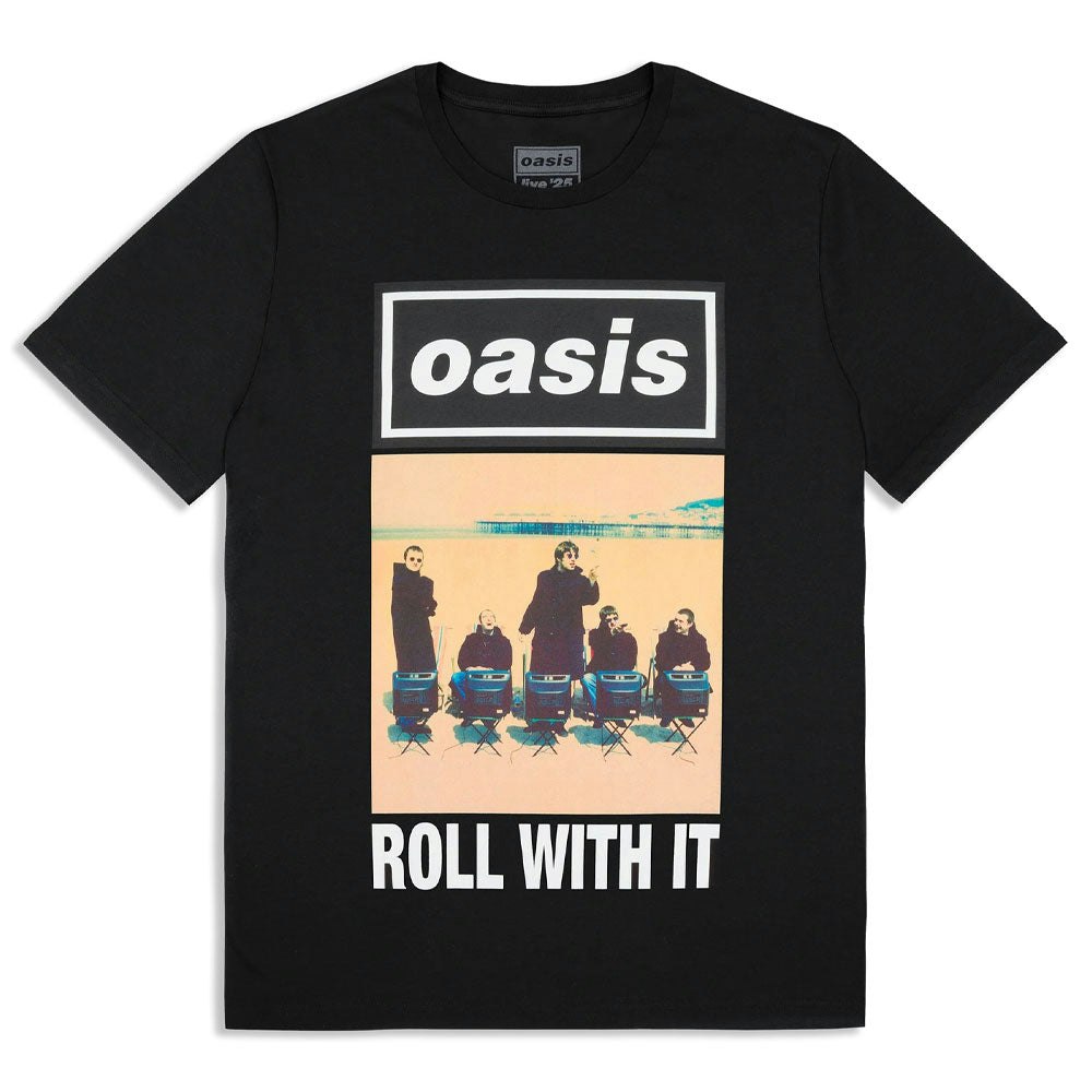 Paradiso Clothing Unisex Black Oasis Roll With It Single Cover T Shirt - S