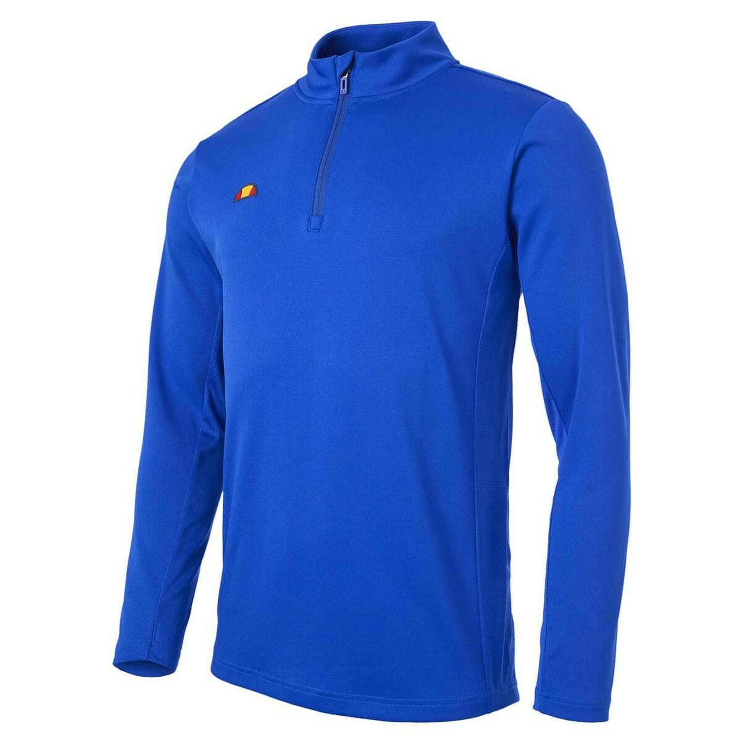 Ellesse Men's Blue Rolbi Quarter Zip Top - L