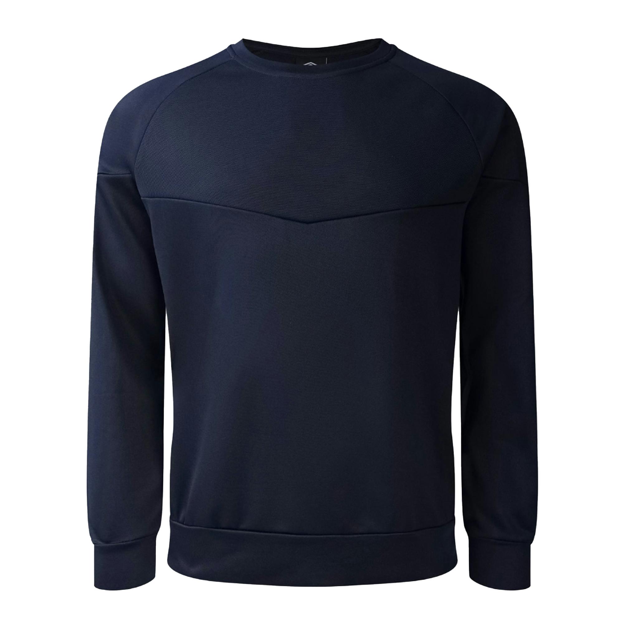 Umbro Men's Dark Sportswear Sweatshirt - Navy - L - Navy - 100% Polyester