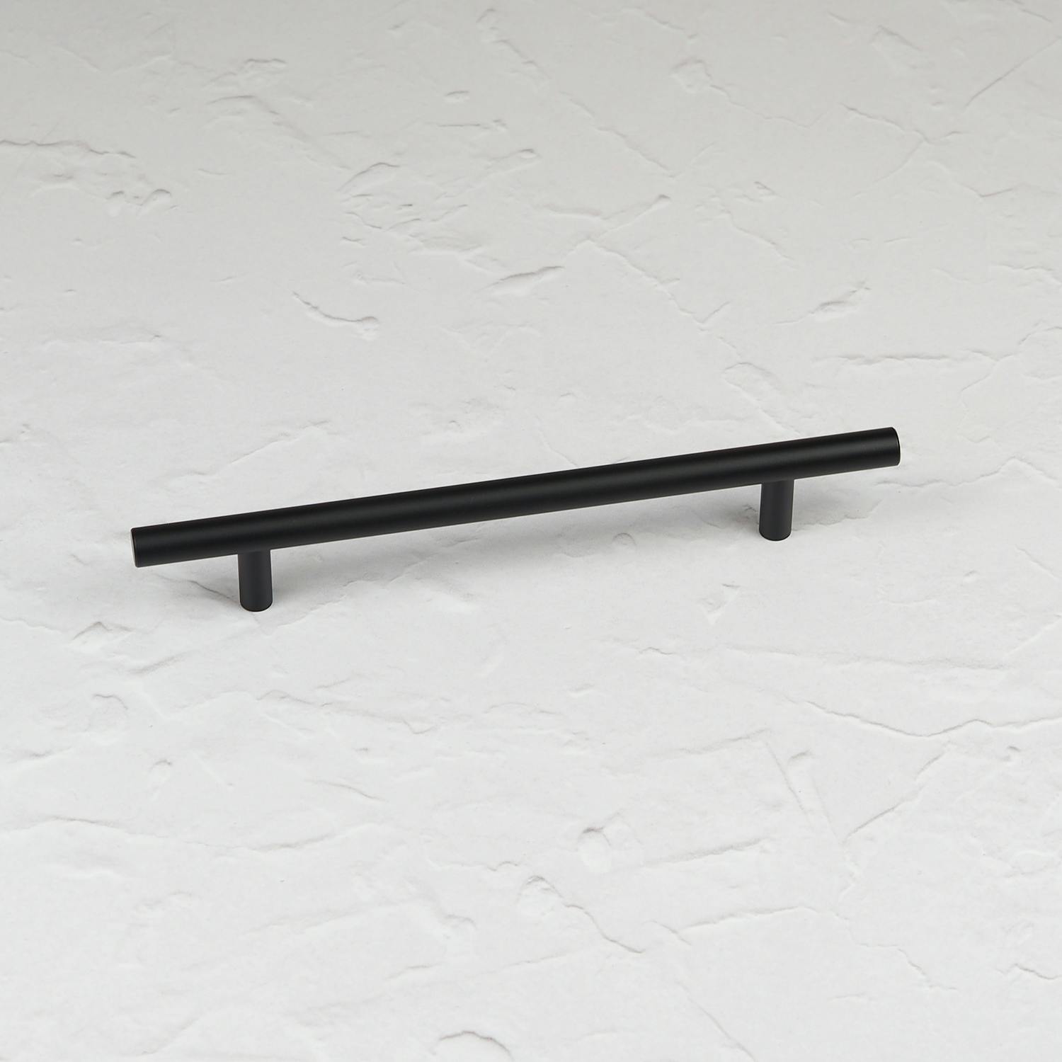 Handle & Home Black Matt T-Bar Handles - 160Mm Handle