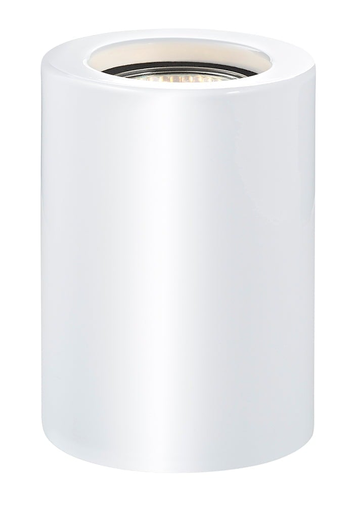 Rackhams White Small And Contemporary Gloss Led Table/Floor Lamp Uplighter