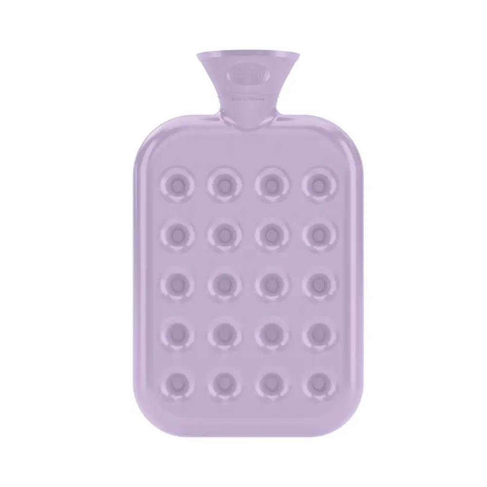 Rackhams Purple 1.2 Litre Honeycomb Pattern Hot Water Bottle