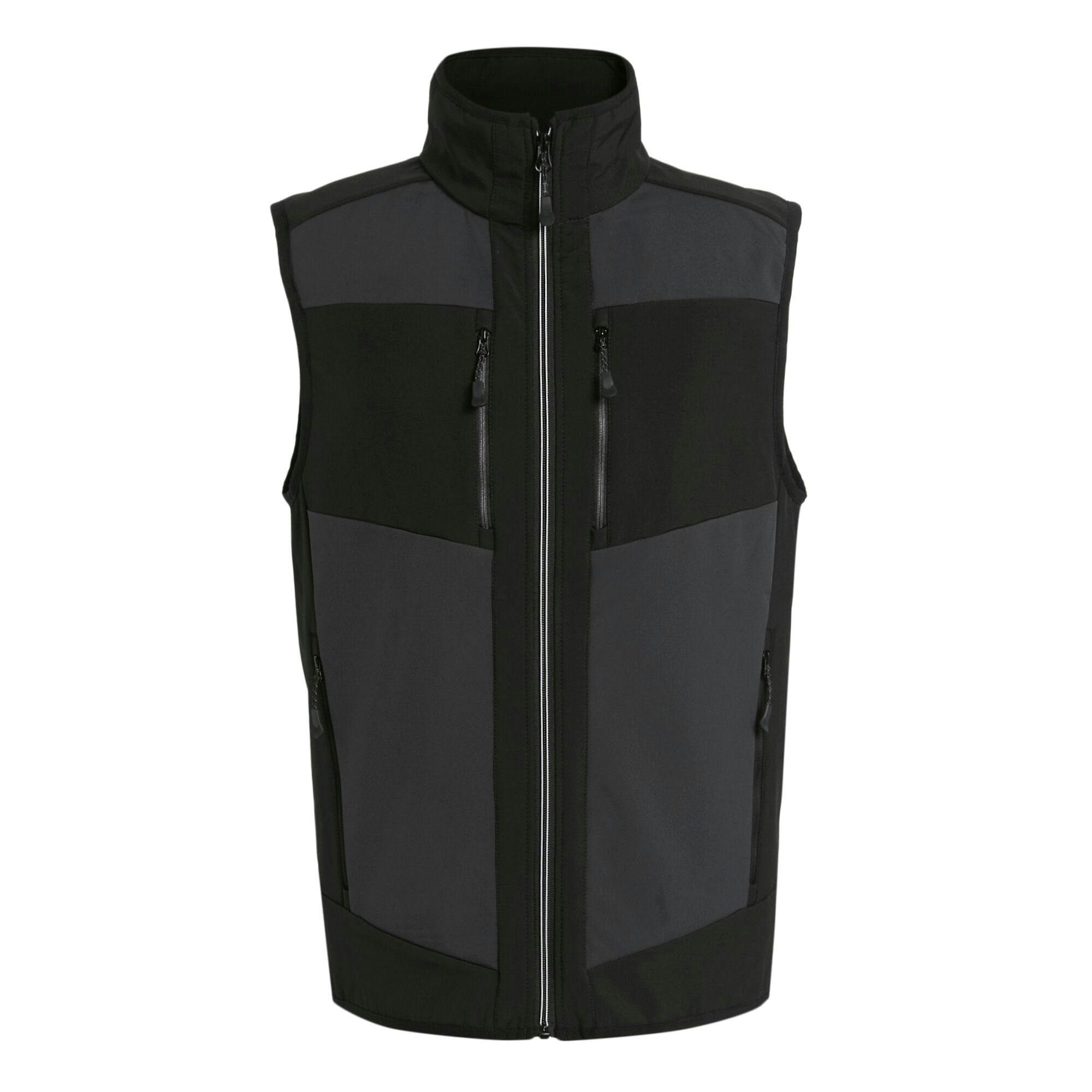 Regatta Men's Grey Professional Colour Block Softshell Body Warmer - /Ash - M - /Ash - 100% Mixed