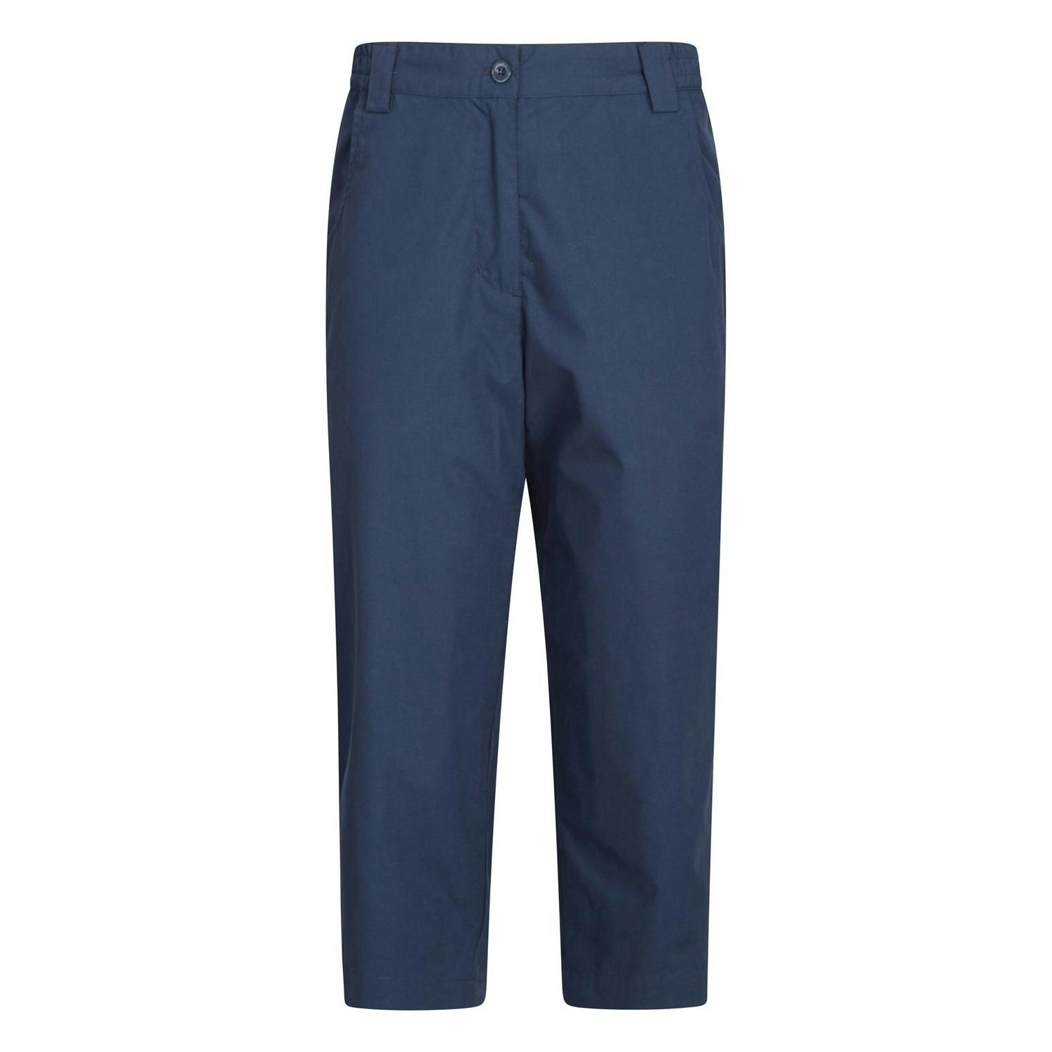 Mountain Warehouse Women's Quest Capri - Navy - 6 Uk - Navy - 65% Polyester/35% Cotton