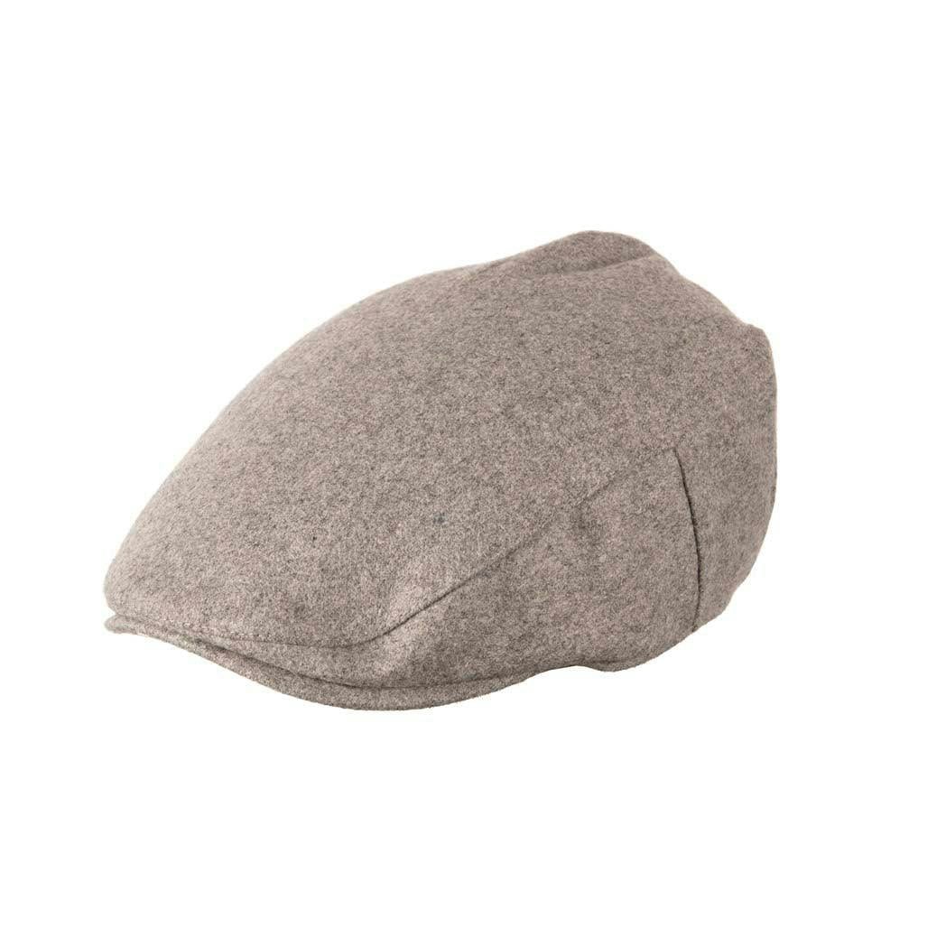 Heritage Traditions Unisex Silver/Grey Arthur Melton Felt Flat Cap