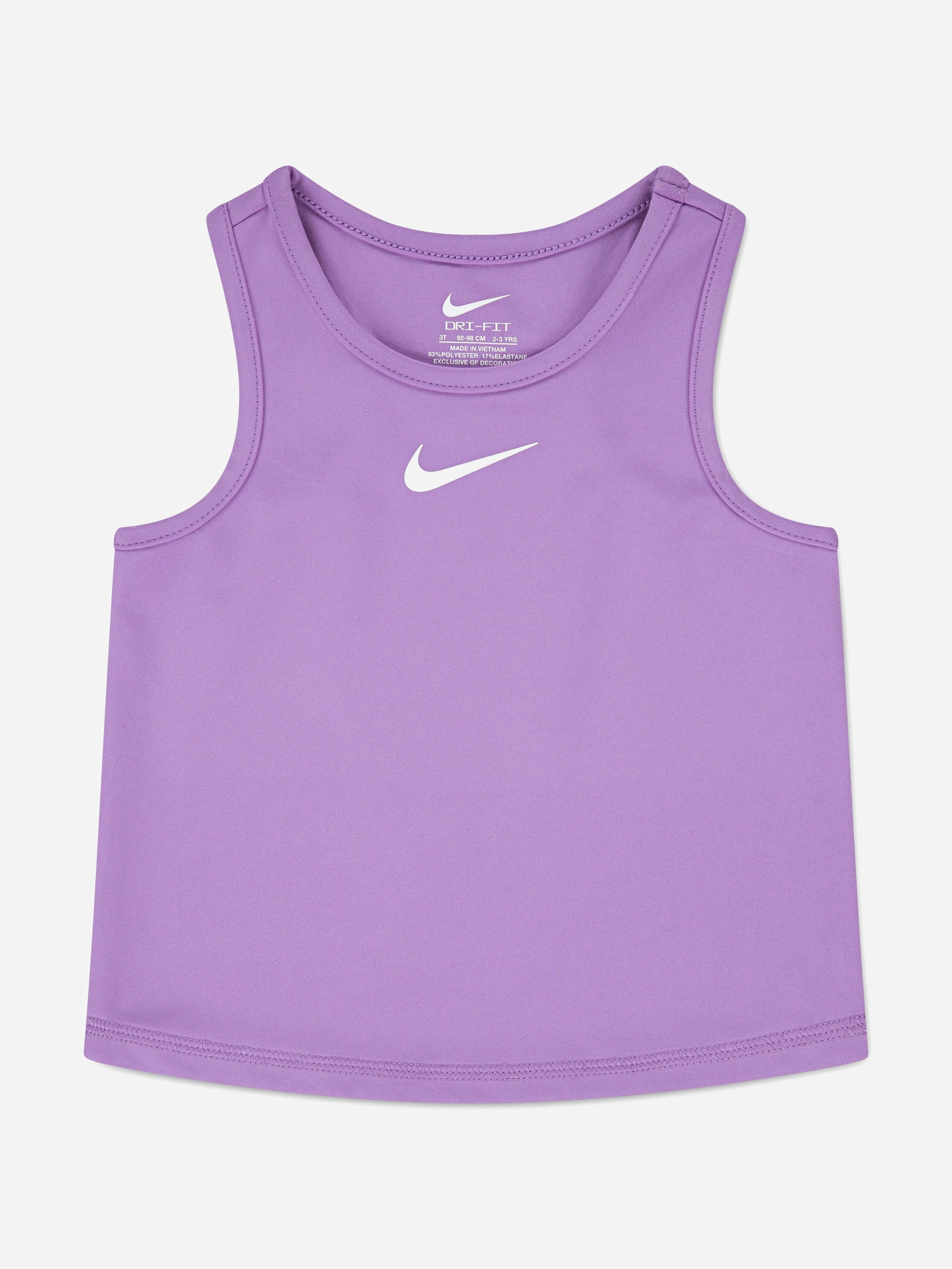Nike Girls Purple Pro Sports Top In - 2 - 3 Yrs