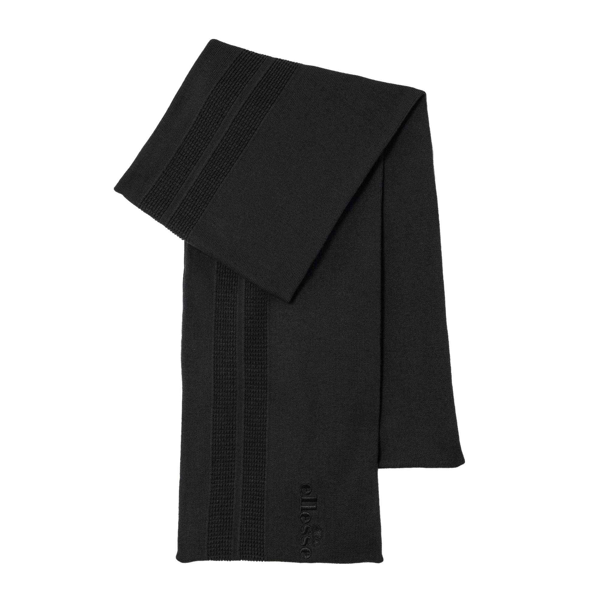 Ellesse Unisex Black Adult Vola Scarf - One Size