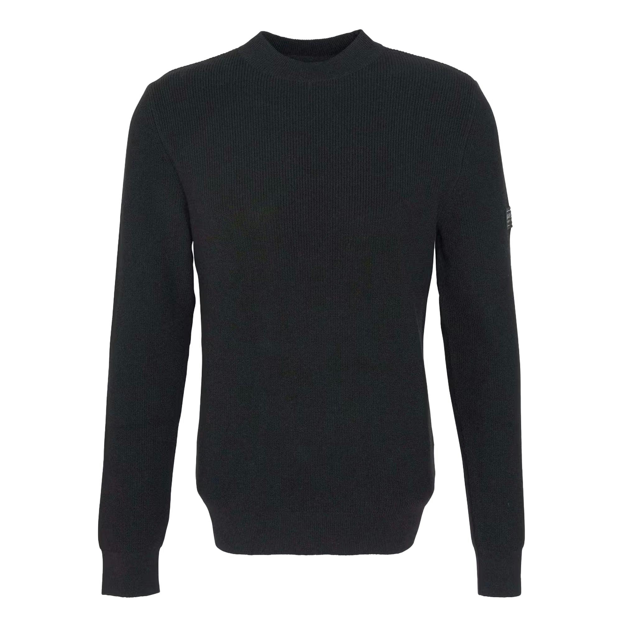 Barbour Maglieria - Male - Round-Neck Knitwear - Black - Xl - Knitwear - Image 3