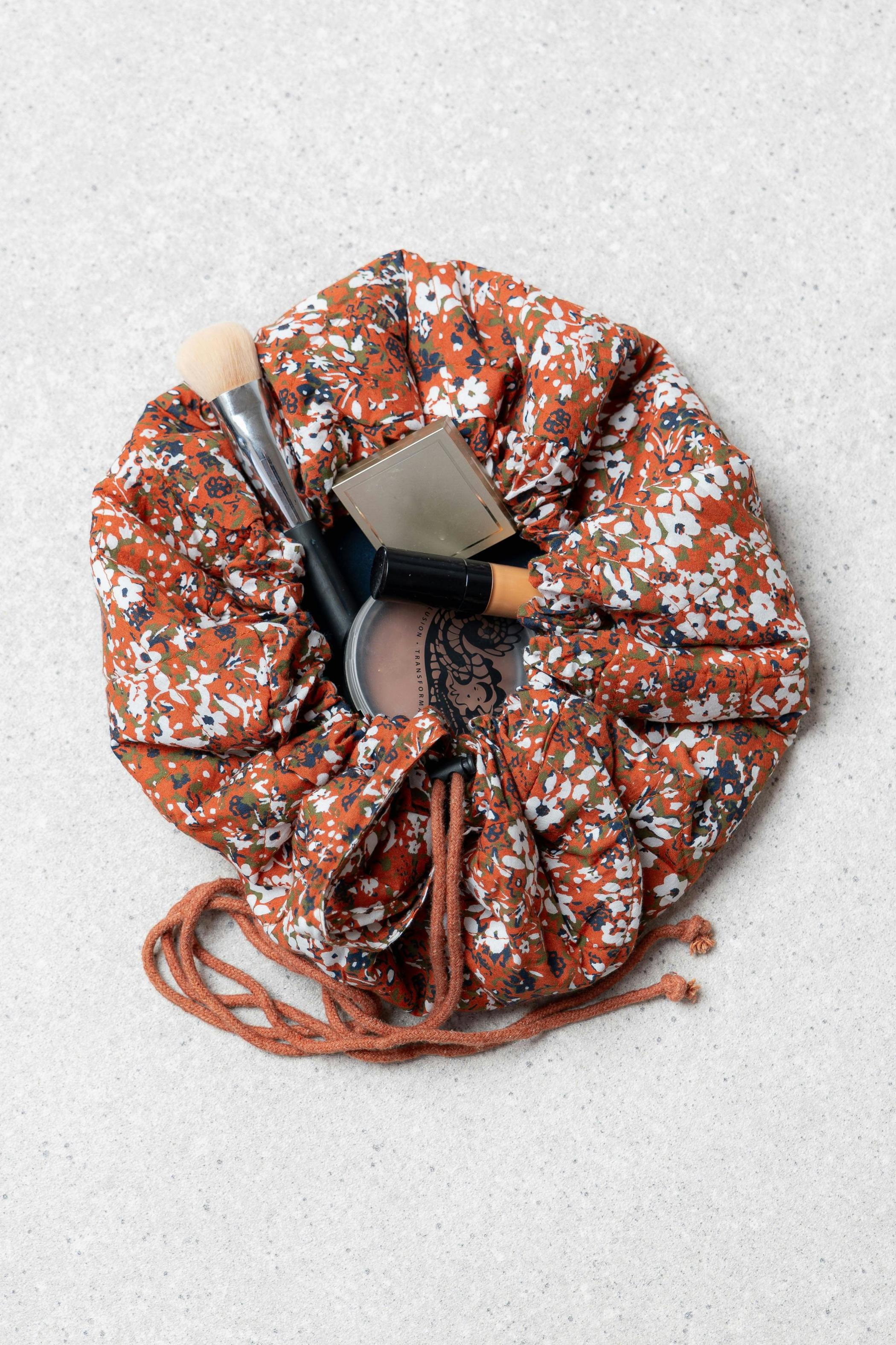 Lily & Me Connie Print Cosmetics Pouch Ginger - Ginger - One Size