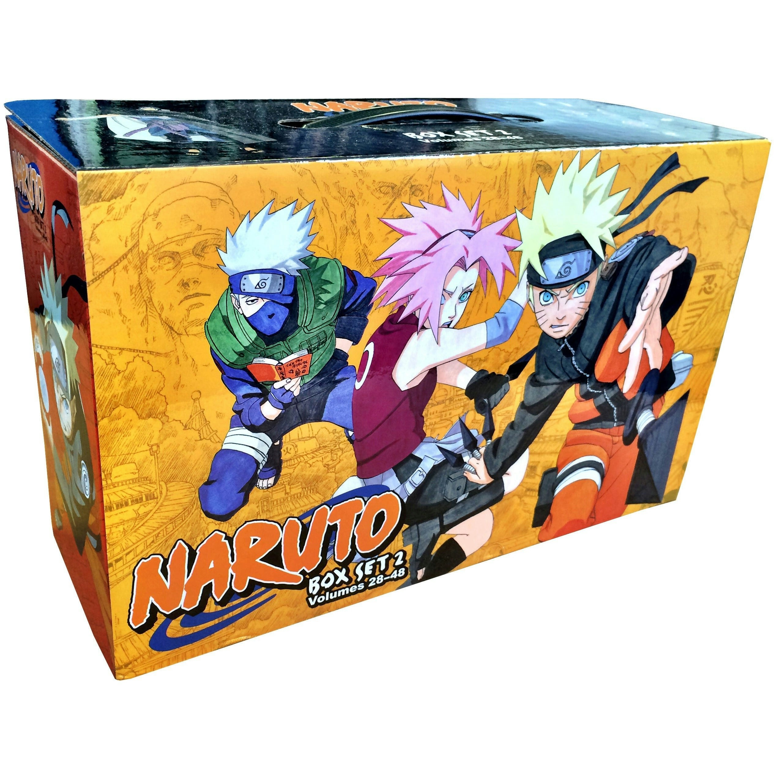 Viz Media Naruto Box Set 2 Volumes 28-48 Complete Children's Gift Set Collection By Masashi Kishimoto