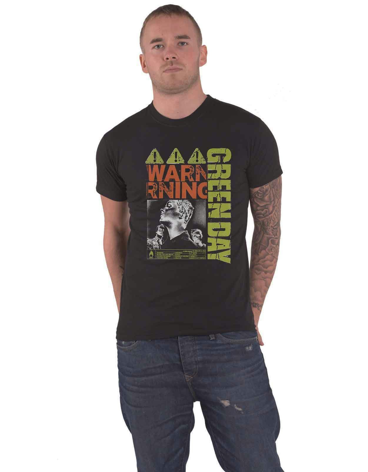 Paradiso Clothing Unisex Green Day Warning T Shirt - Xl