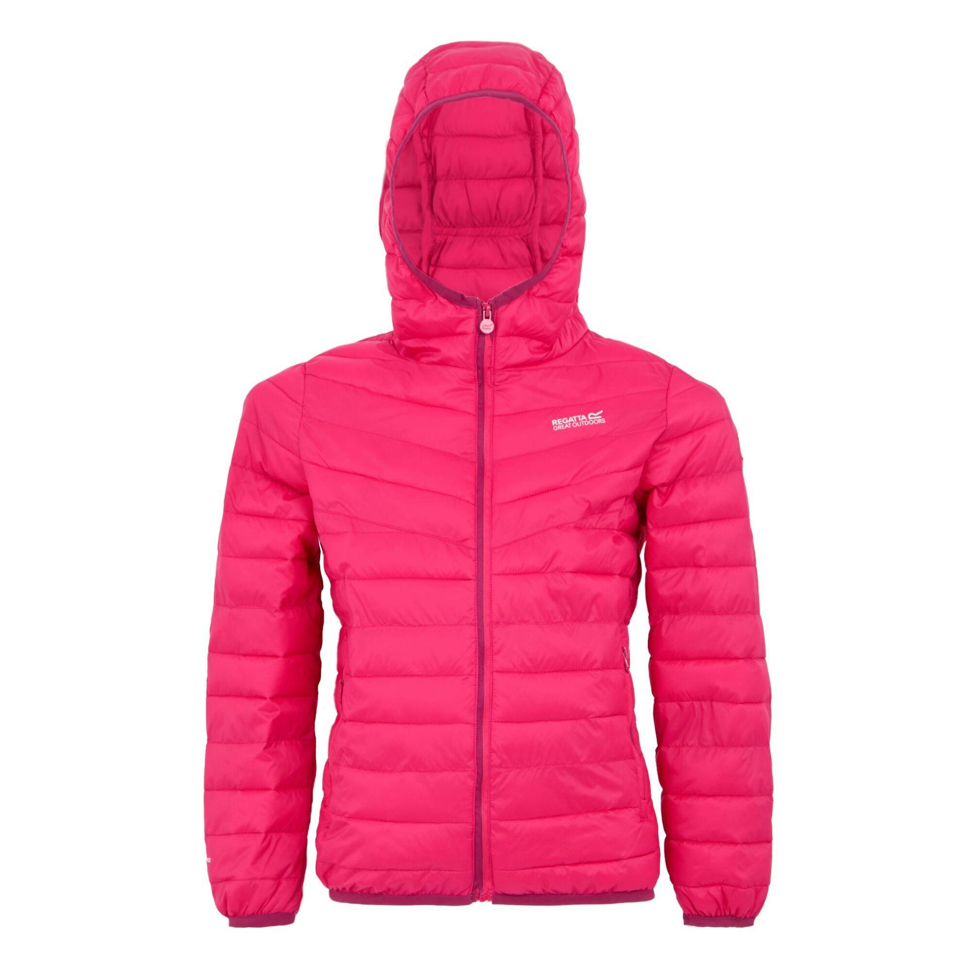 Regatta Childrens/Kids Hillpack Iii Hooded Jacket - Pop - 11 Years - Pop - 100% Polyamide