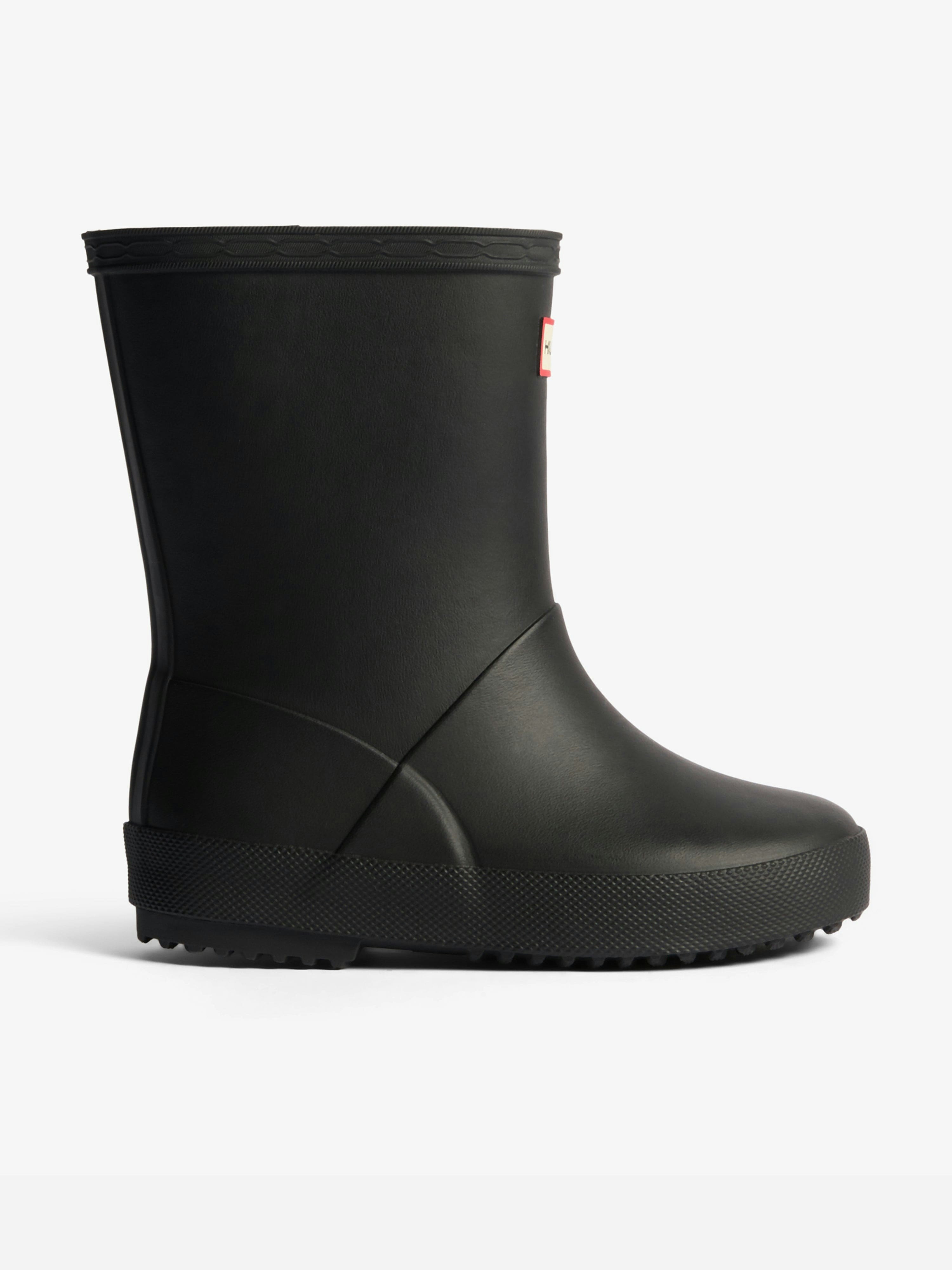 Hunter Unisex Kids Black Kids First Insulated Wellington Boots In - Eu 23 Uk 6