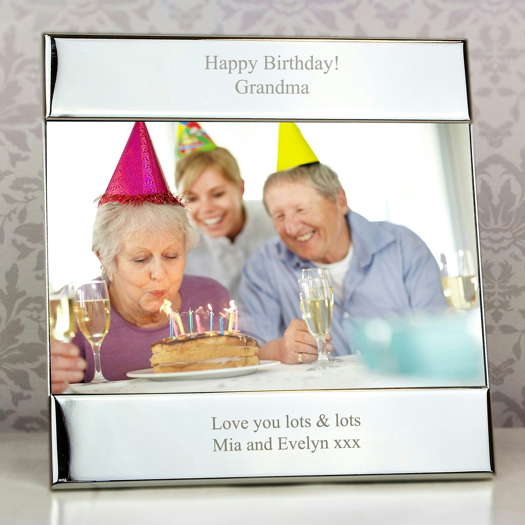 Rackhams Silver Personalised 6X4 Photo Frame