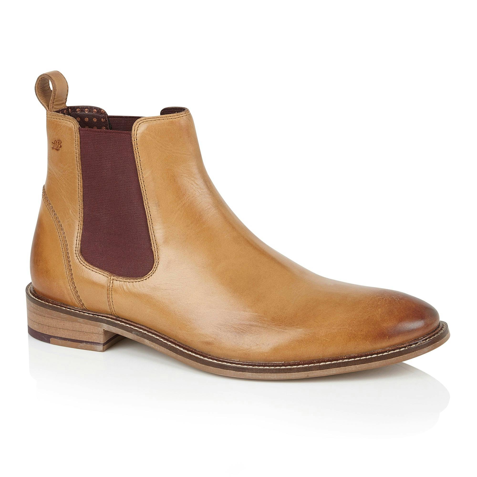 London Brogues Men's Hamilton Chelsea Boot Tan - 11