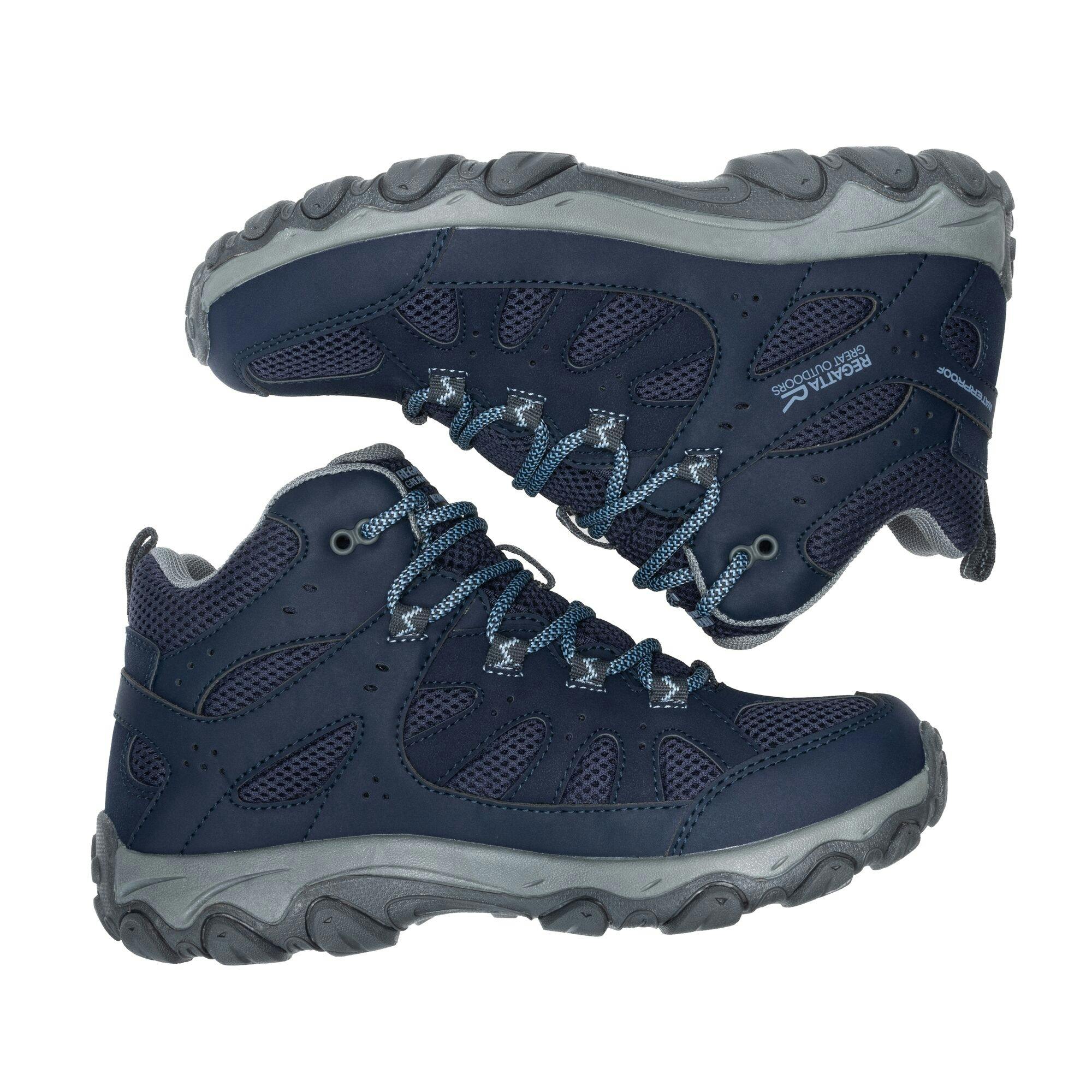 Regatta Women's Blue Edgepoint Iv Mid Cut Walking Boots - Navy/Dusky - 7 Uk - Navy/Dusky - 72% Polyurethane/28% Polyester