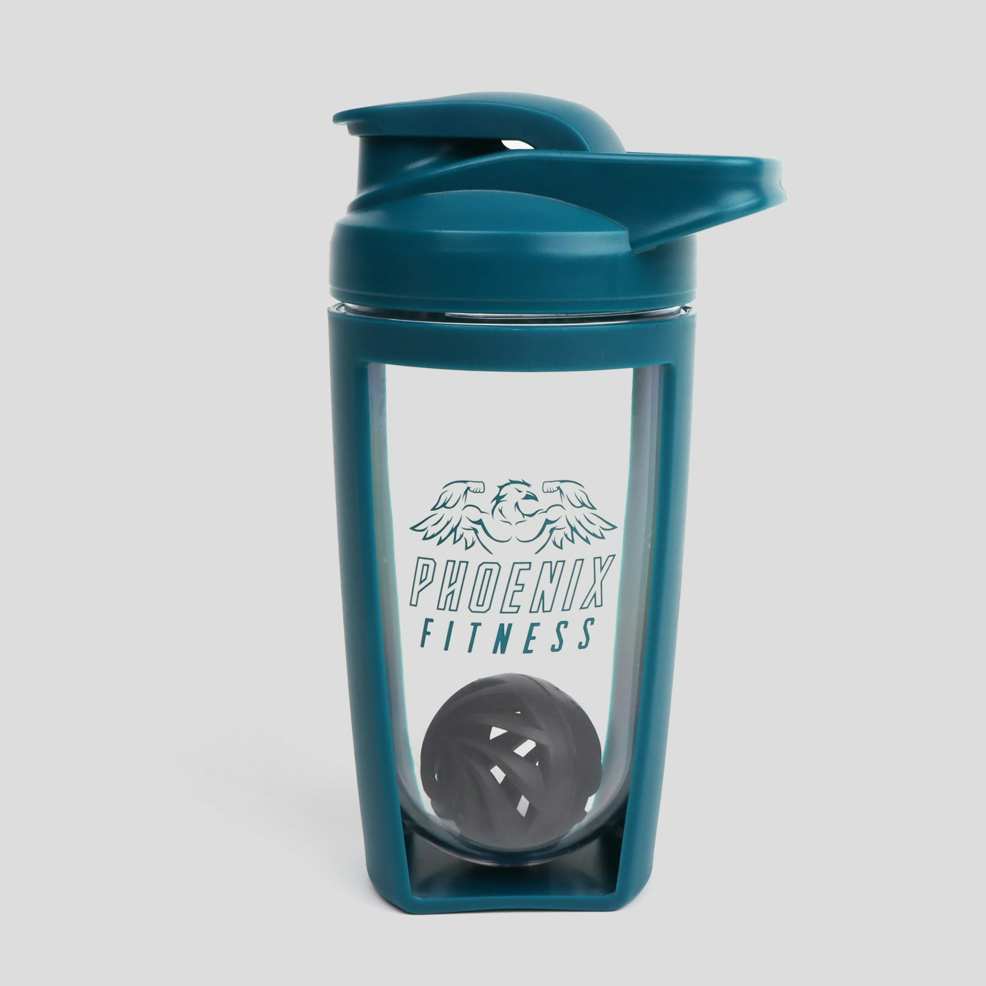 Phoenix Fitness Protein Shaker - Teal