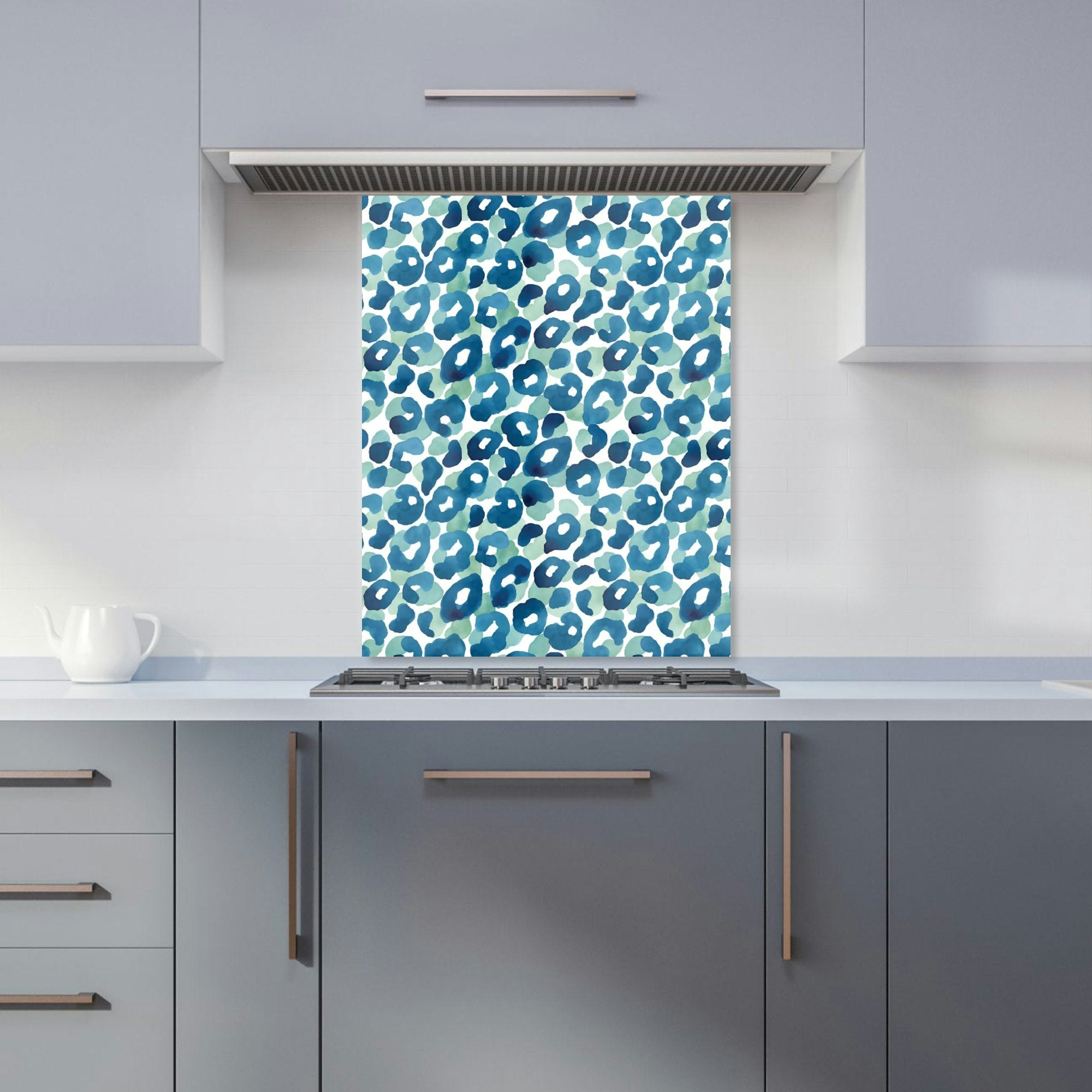 Warren Reed - Designer Watercolour Leopard Print Kitchen Splashback - W600mm X H750mm
