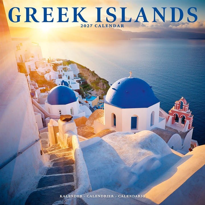 Greek Islands Calendar 2027, Wall Calendars, Month To View, Travel, Gift - Image 6