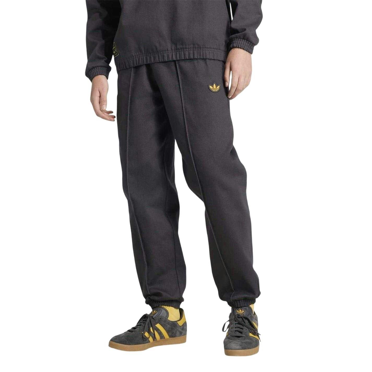 Adidas Men's Black Manchester United Fc Tracksuit Bottoms - M - 100% Cotton