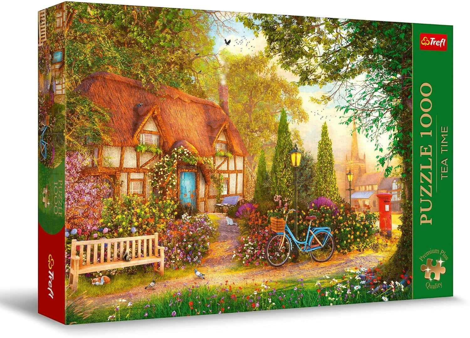 Trefl Tea Time: Thatched Cottage 1000 Piece Puzzle