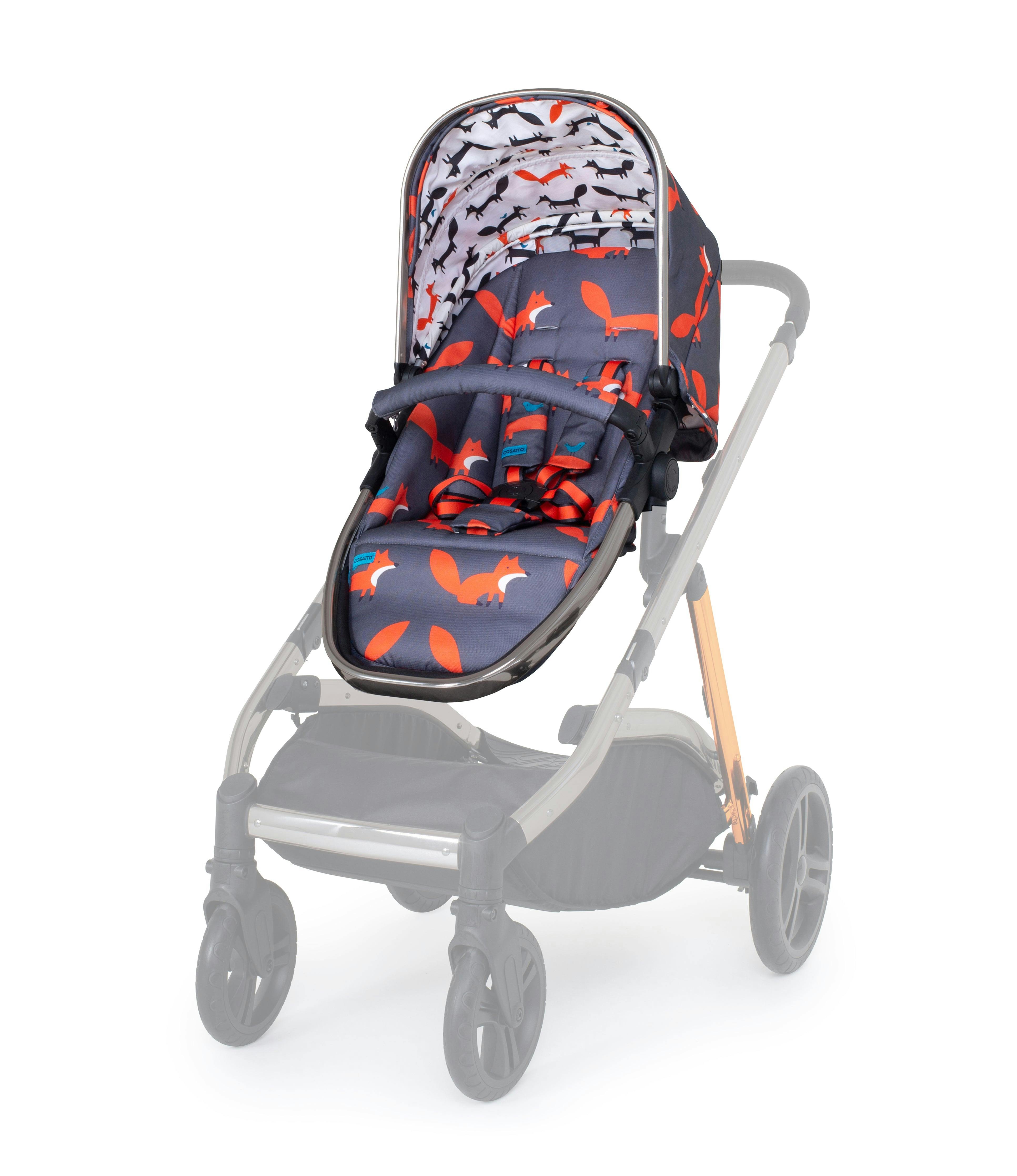 Cosatto Wow Xl Seat Unit Charcoal Mister Fox