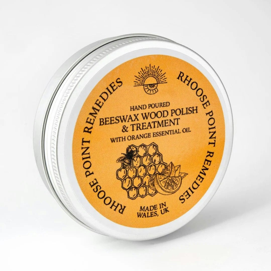 Rhoose Point Remedies Orange Premium Beeswax Wood Polish & Furniture Wax Treatment - Standard (100Ml)