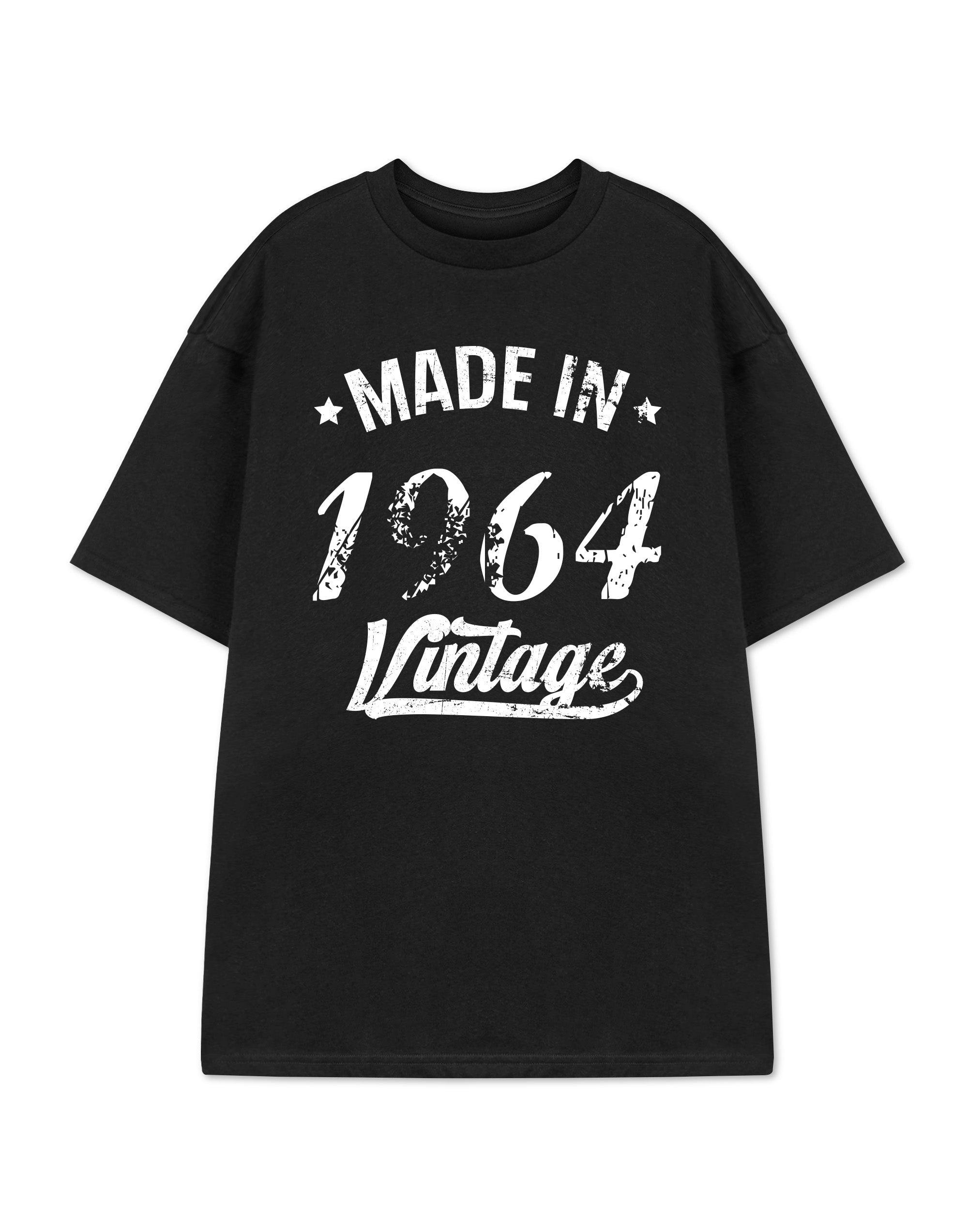 Vanilla Underground Men's Black Show Me The Merch Made In 1964 Short Sleeved T-Shirt - Large