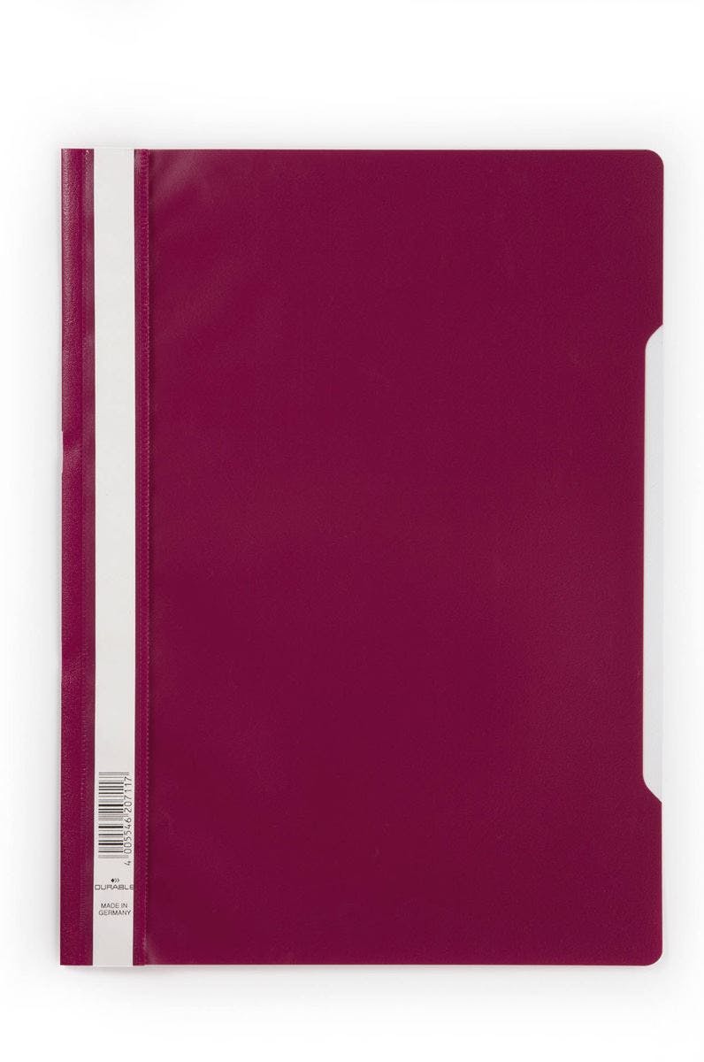 Rackhams Red Clear View Project Folder Document Report File | 50 Pack | A4