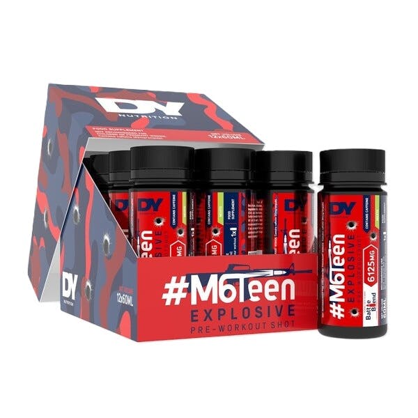 Dorian Yates #M6teen Explosive Pre-Workout Shot, Mojito - 12 X 60Ml.