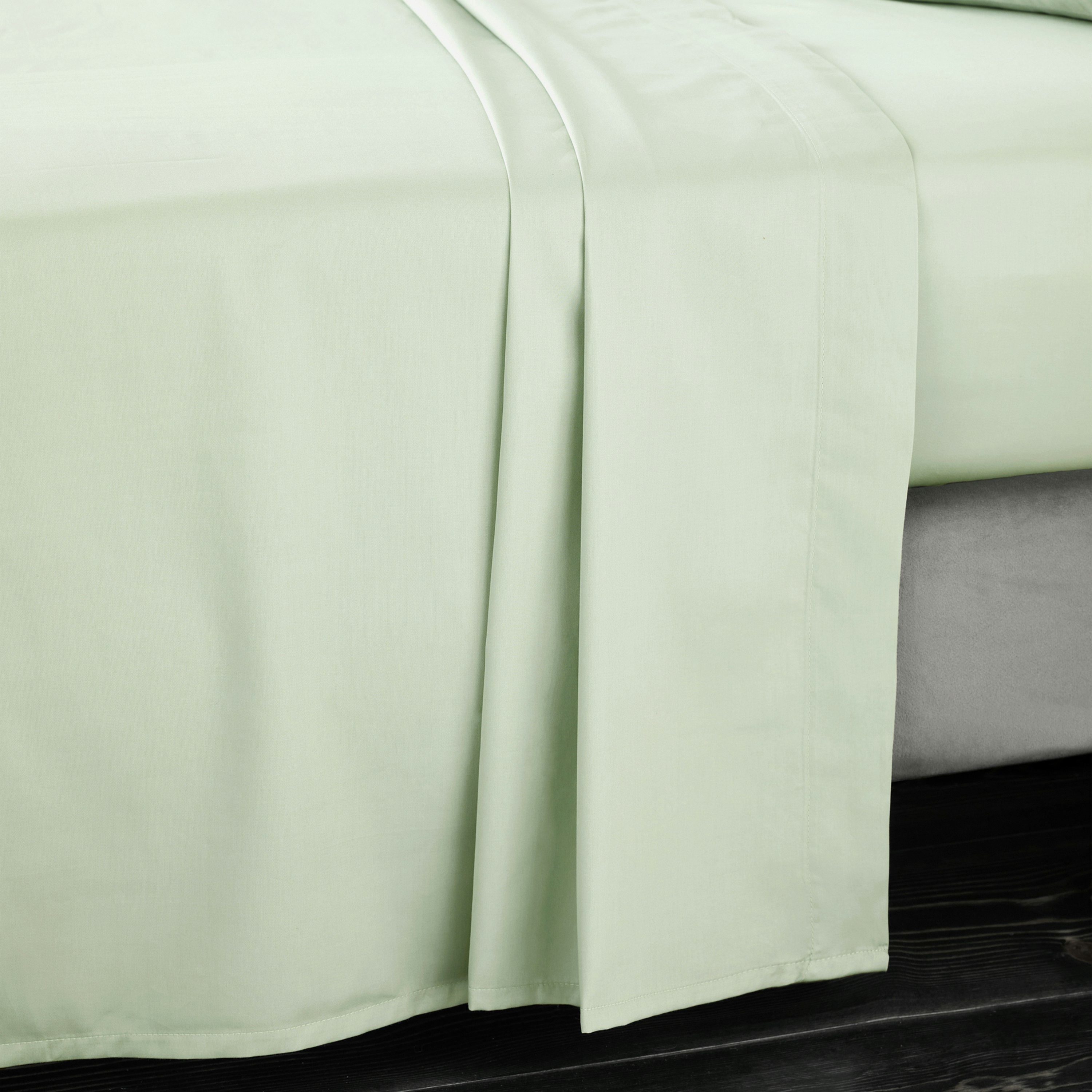 Bianca 400 Thread Count Cotton Sateen Flat Sheet - King