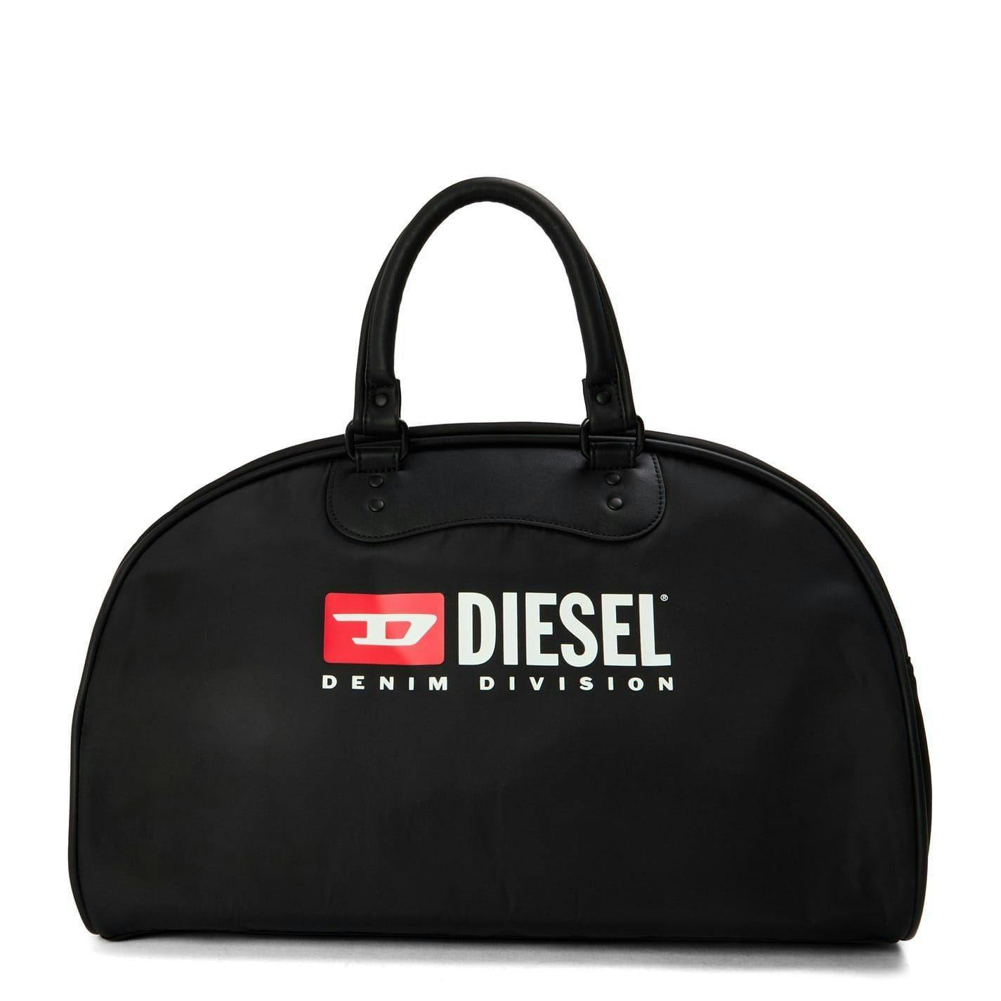 Diesel Black Logo Duffle Bag - One Size - 100% Mixed