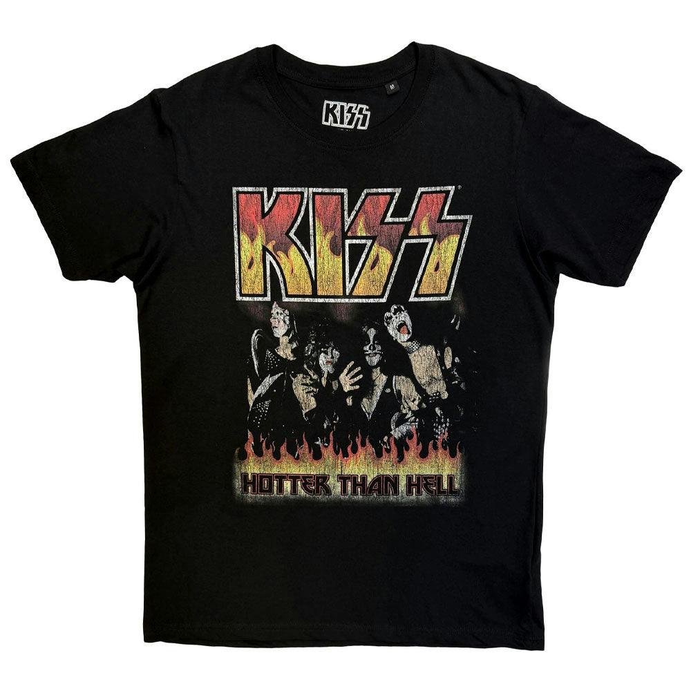 Paradiso Clothing Unisex Black Kiss Hotter Than Hell T Shirt - Xxl