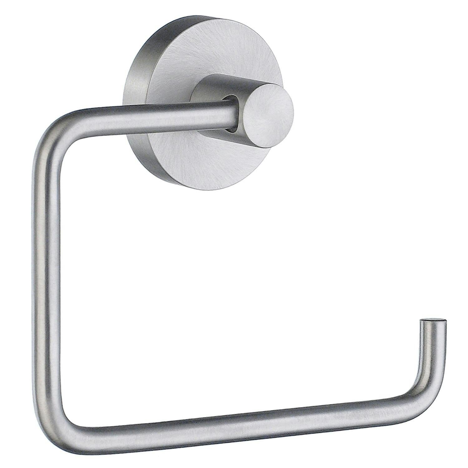 Rackhams Brushed Chrome Toilet Roll Holder