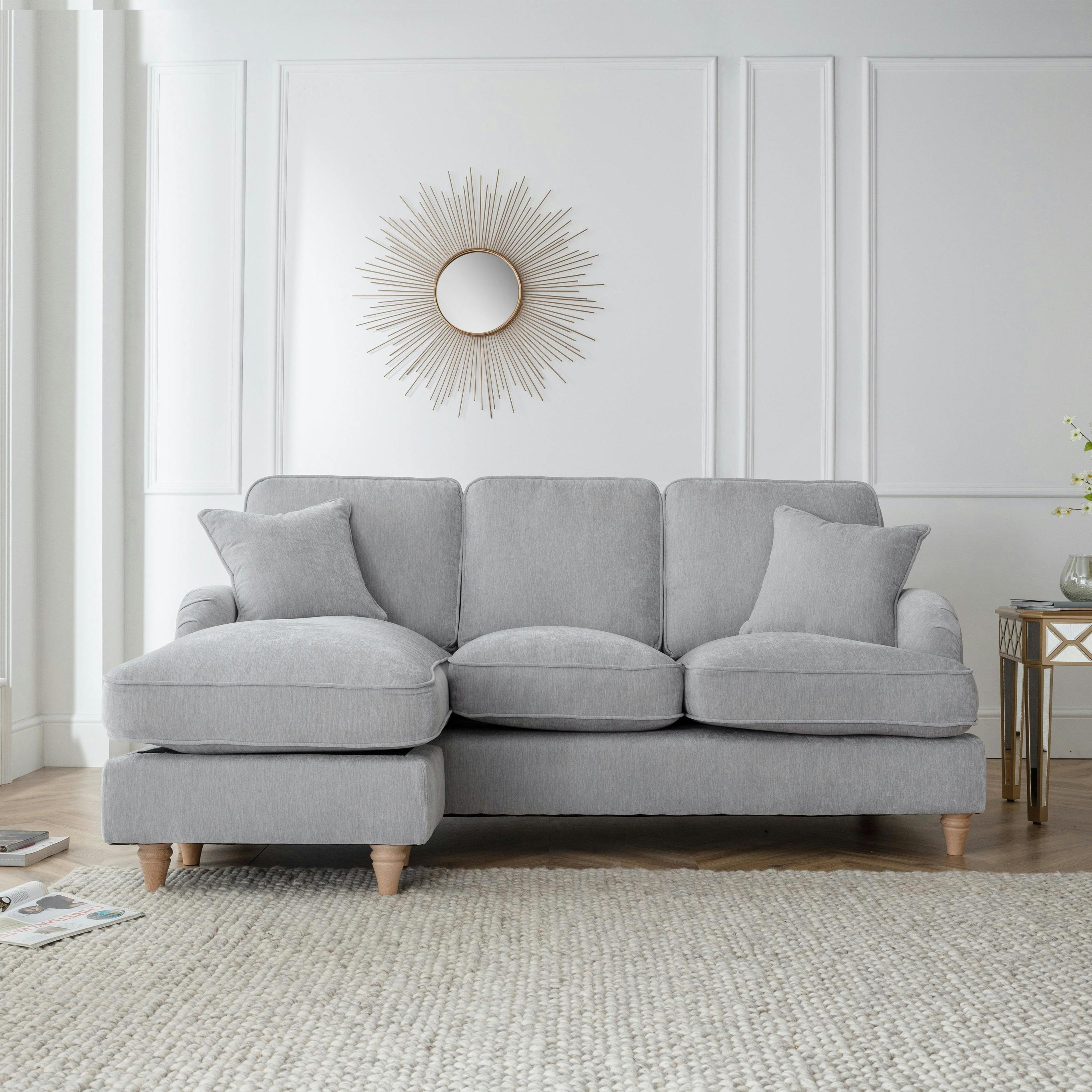 The Great Sofa Company The Swift Left Hand Chaise Sofa - Ice