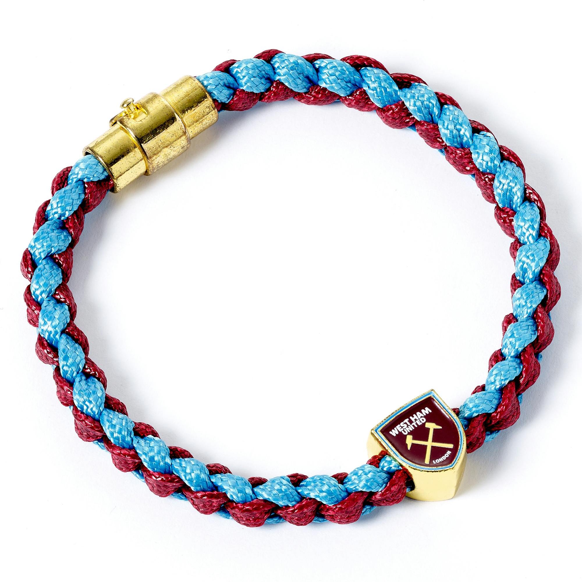 The Carat Shop Men's West Ham Two Tone Bracelet