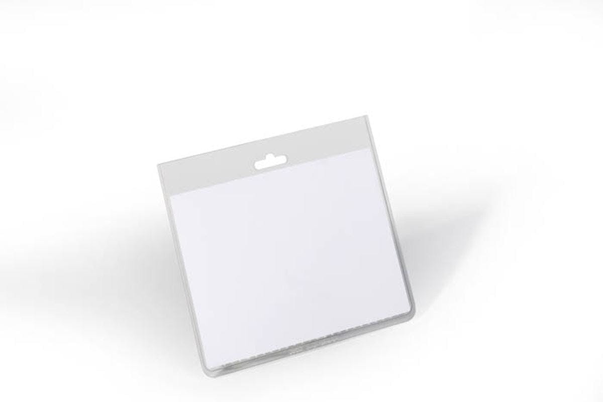 Durable Name Badge Id Card Holders With Insert Cards | 20 Pack | 60 X 90Mm