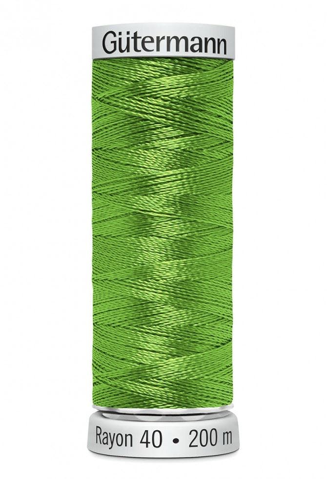 Gutermann No 40 Sulky Rayon Embroidery Thread 200M Rayon Thread Suitable For Embroidery - 1510 - 200 Metres