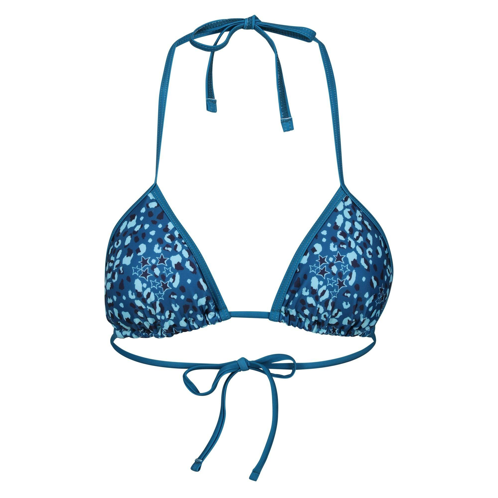 Regatta Women's / Aceana Animal Print Bikini Top - Celestial - Celestial - 16 Uk - 85% Polyester/15% Elastane