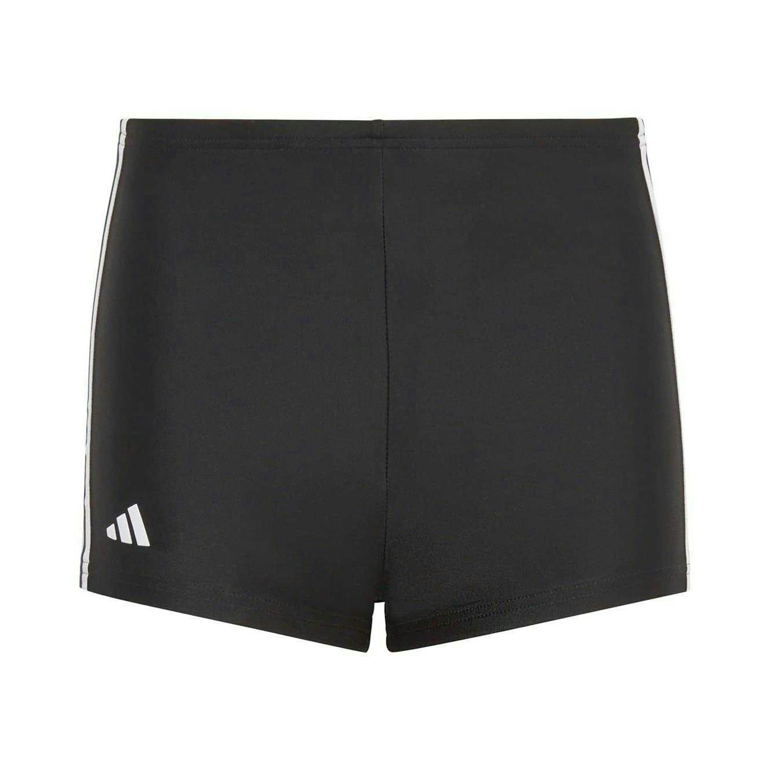 Adidas Black/White Kids Classic 3 Stripes Regular Swim Shorts - 7-8 Years