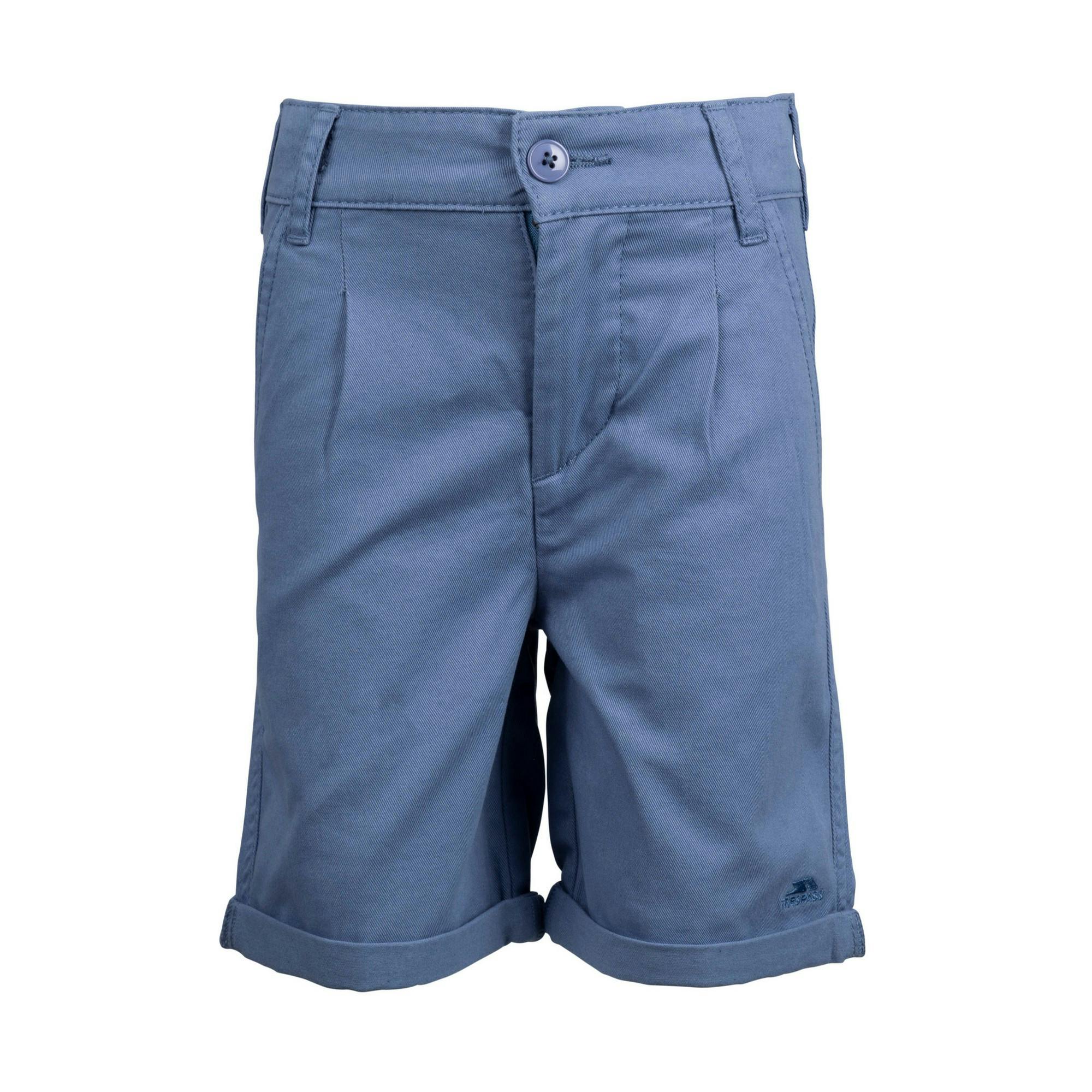 Trespass Girls Hunniee Shorts (Denim Blue) Cotton - Size 5-6Y - Image 3
