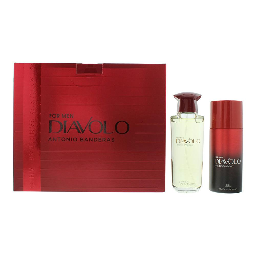 Antonio Banderas Mens Diavolo Eau de Toilette 100ml + Deodorant Spray Gift Set - Green - One Size - Image 11