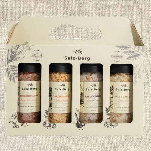 Salz-Berg Pink Garlic Lovers Gift Box