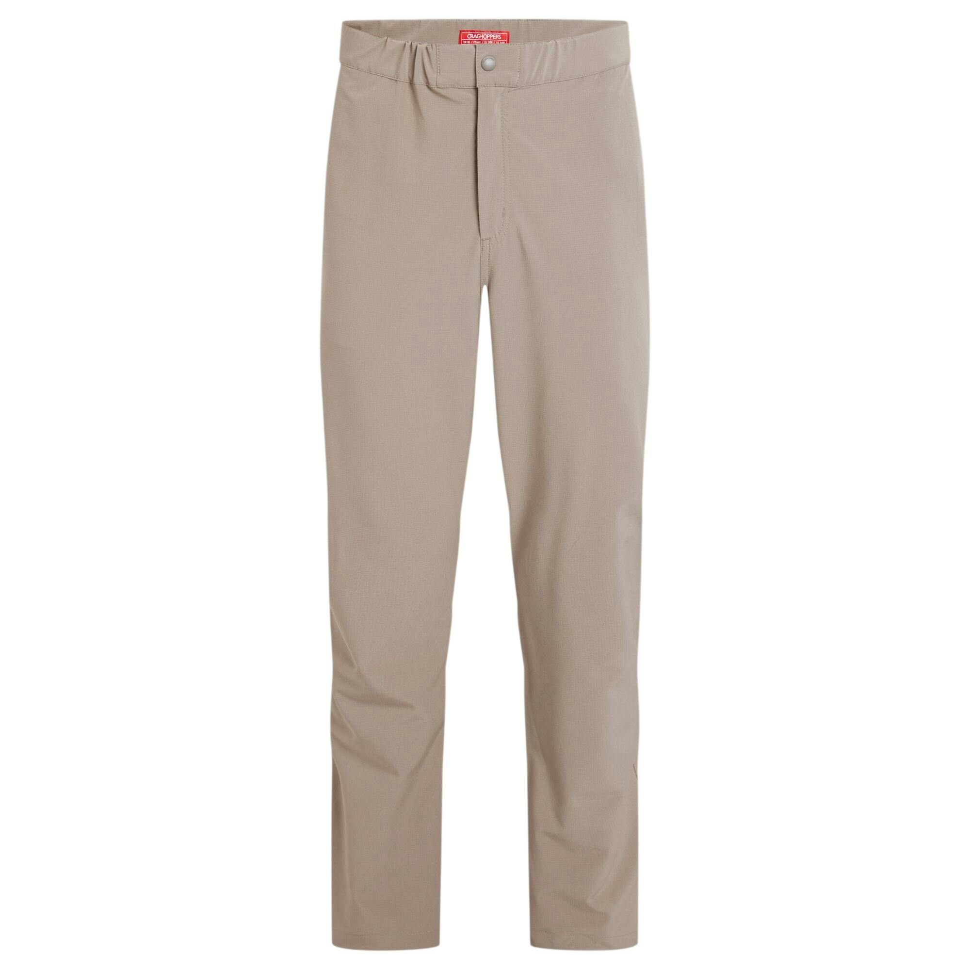 Craghoppers Men's Socco Nosilife Trousers - Pebble - 34R - Pebble - 91% Recycled Polyester/9% Elastane